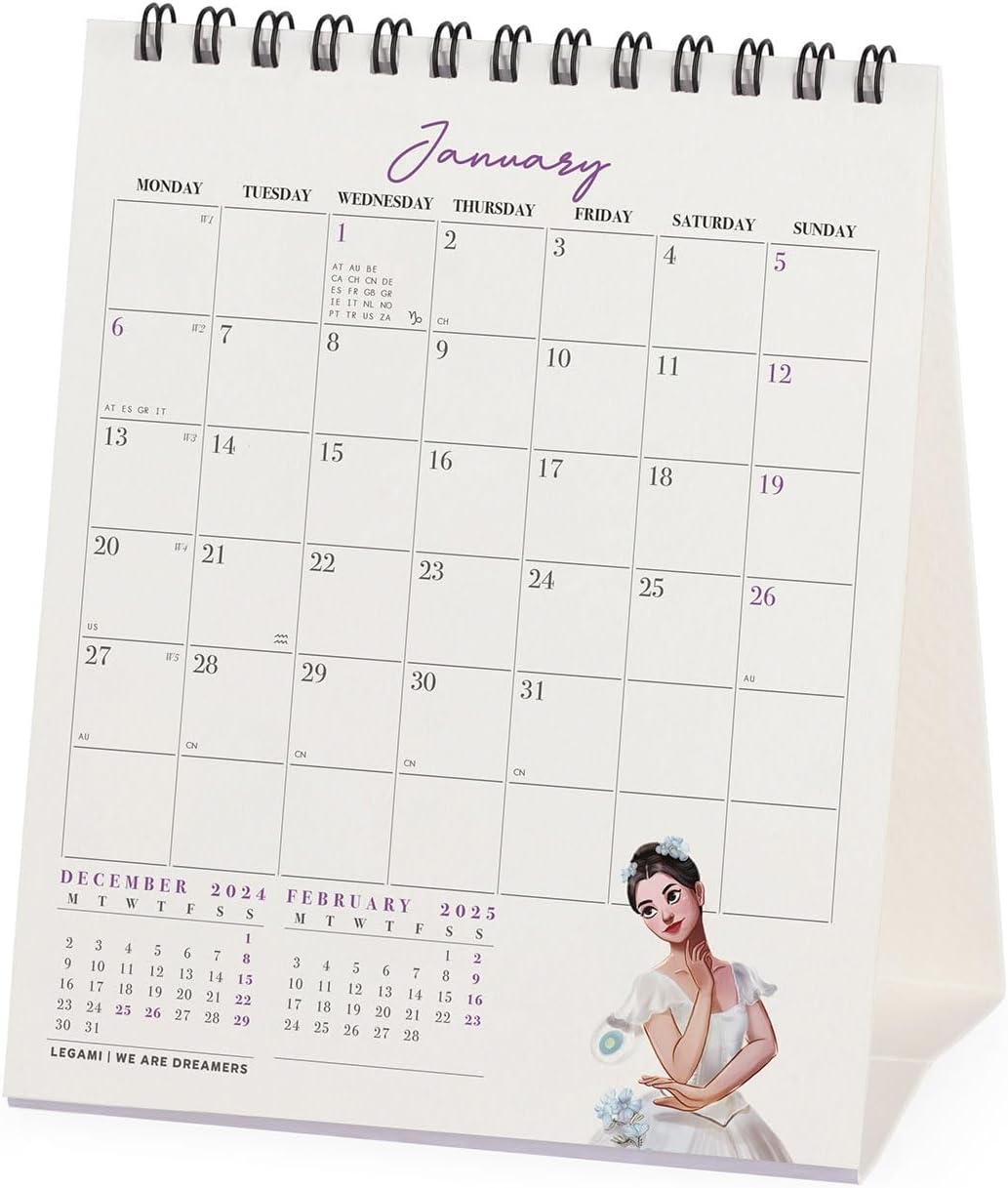 Calendar de birou 2025 - Inspiring Women | Legami - 2 | YEO