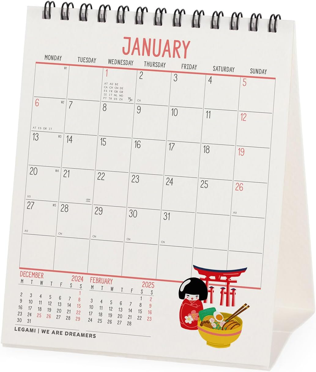 Calendar de birou - Let\'s Travel the World | Legami