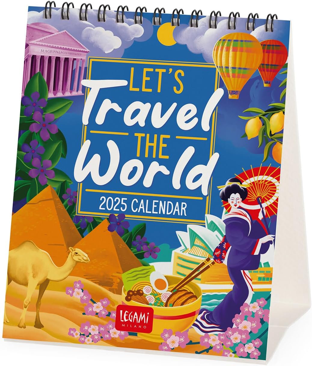 Calendar de birou - Let\'s Travel the World | Legami - 3 | YEO