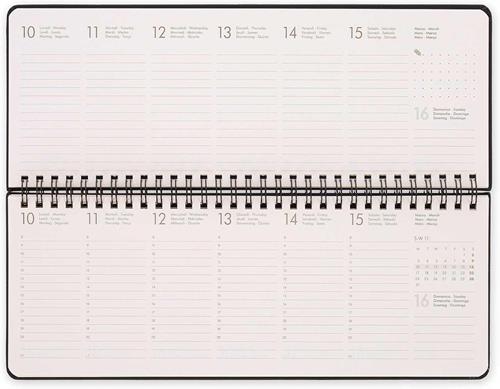 Agenda 2025 - Desk Planner - Black Diamond | Legami