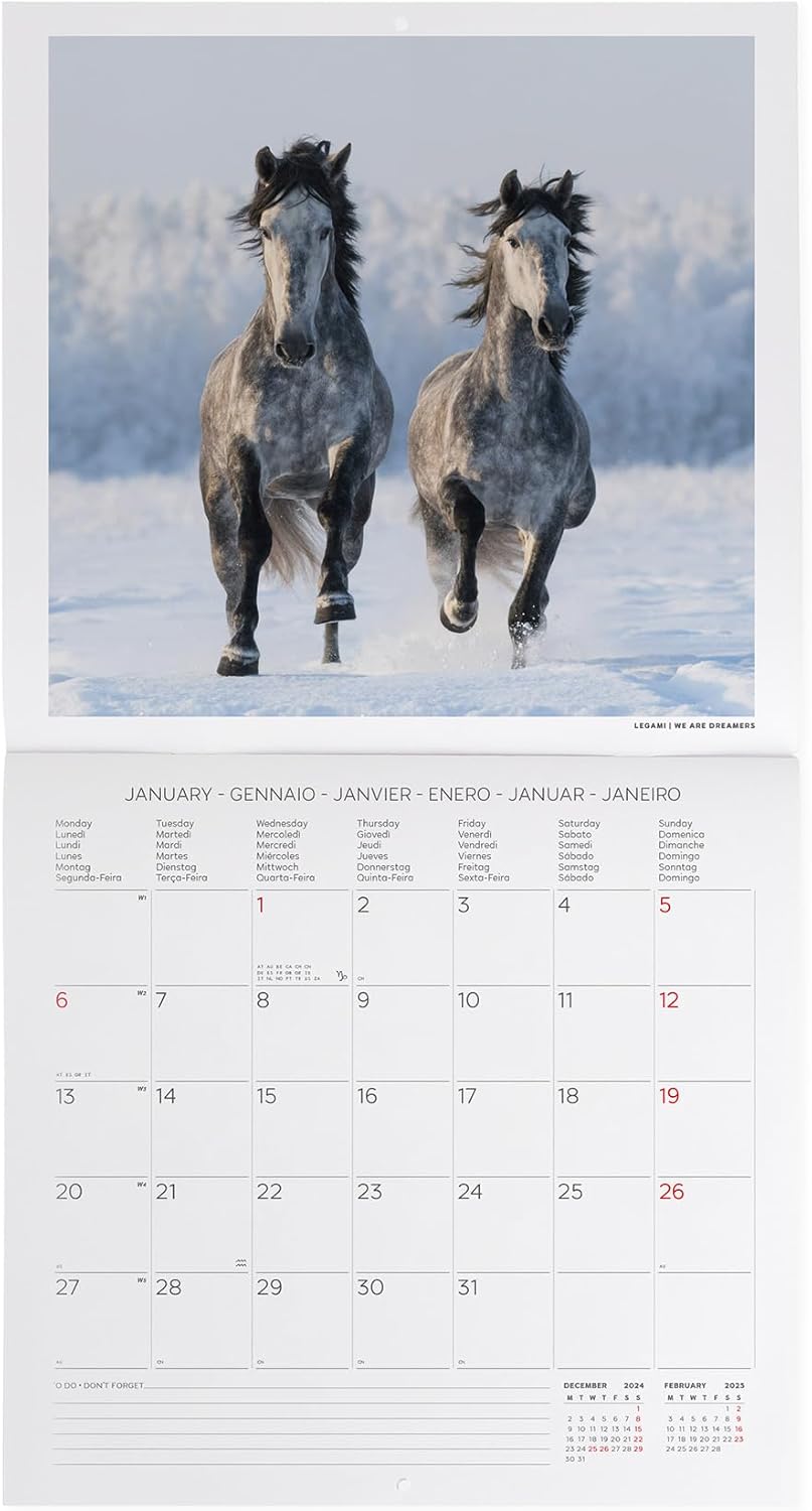 Calendar 2025 - Wild Horses | Legami