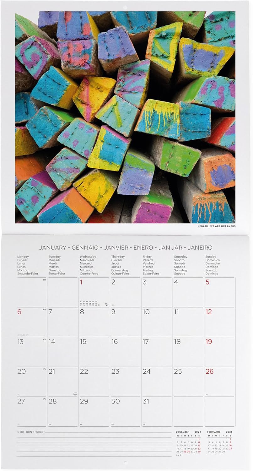 Calendar de perete 2025 - Live Colorfully | Legami - 1 | YEO