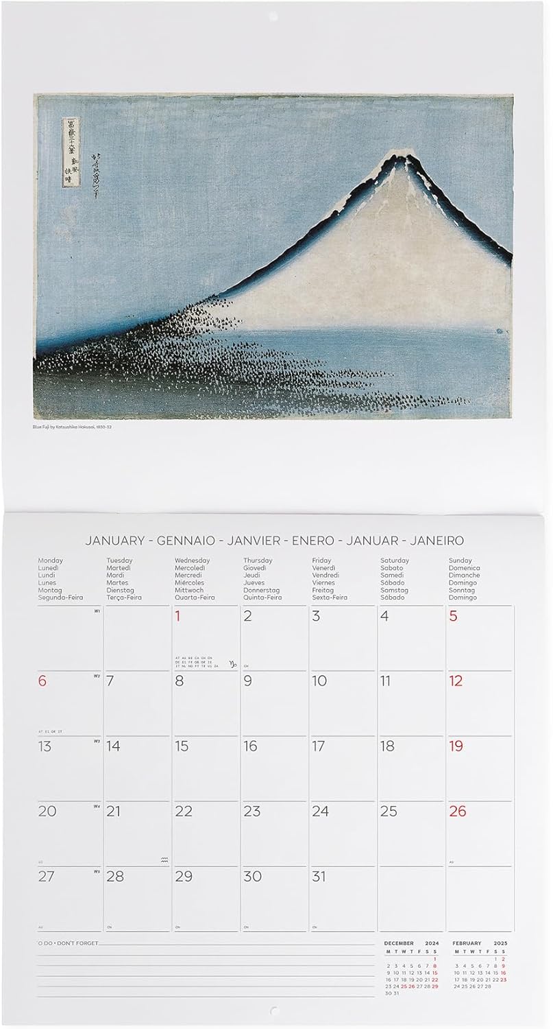 Calendar de perete 2025 - Japanese School | Legami