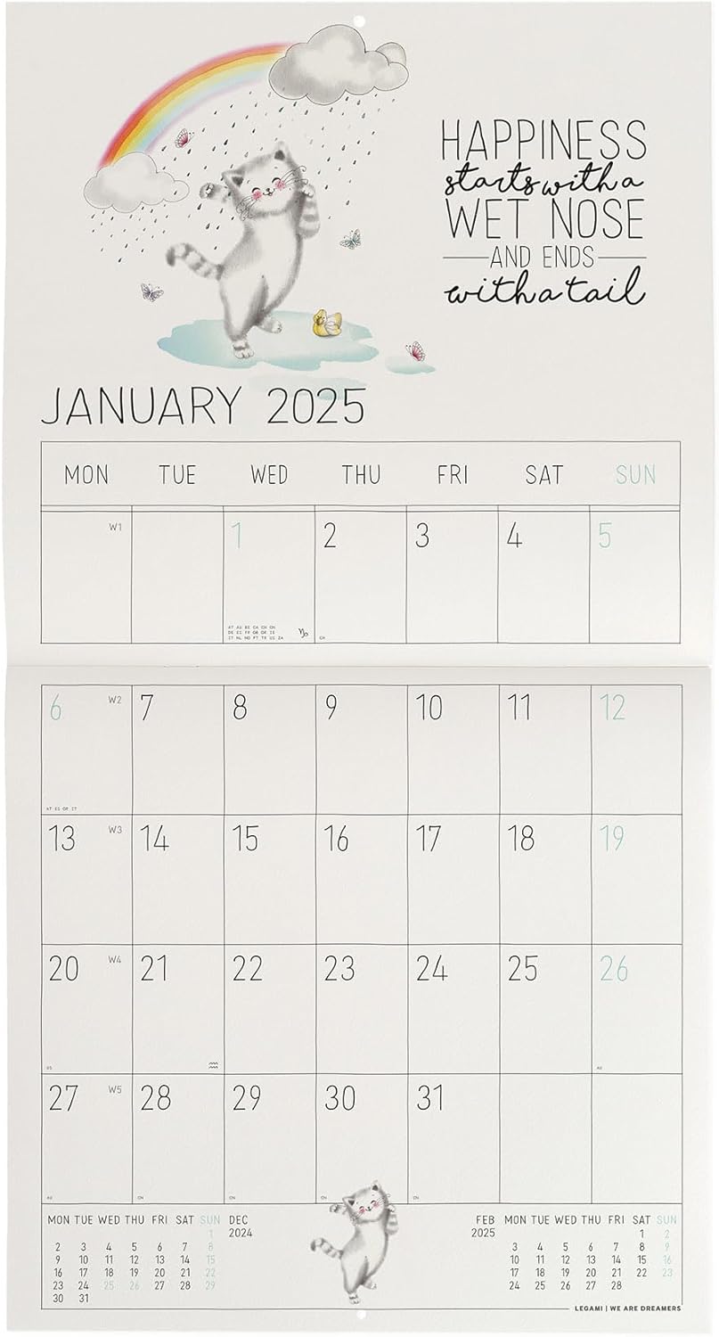 Calendar 2025 - Life is Better With Cats | Legami