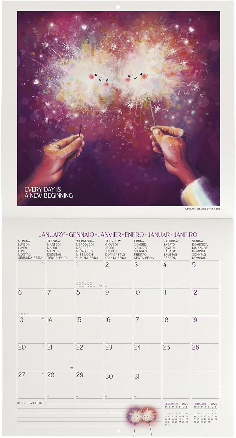 Calendar 2025 - Good Vibes Only | Legami