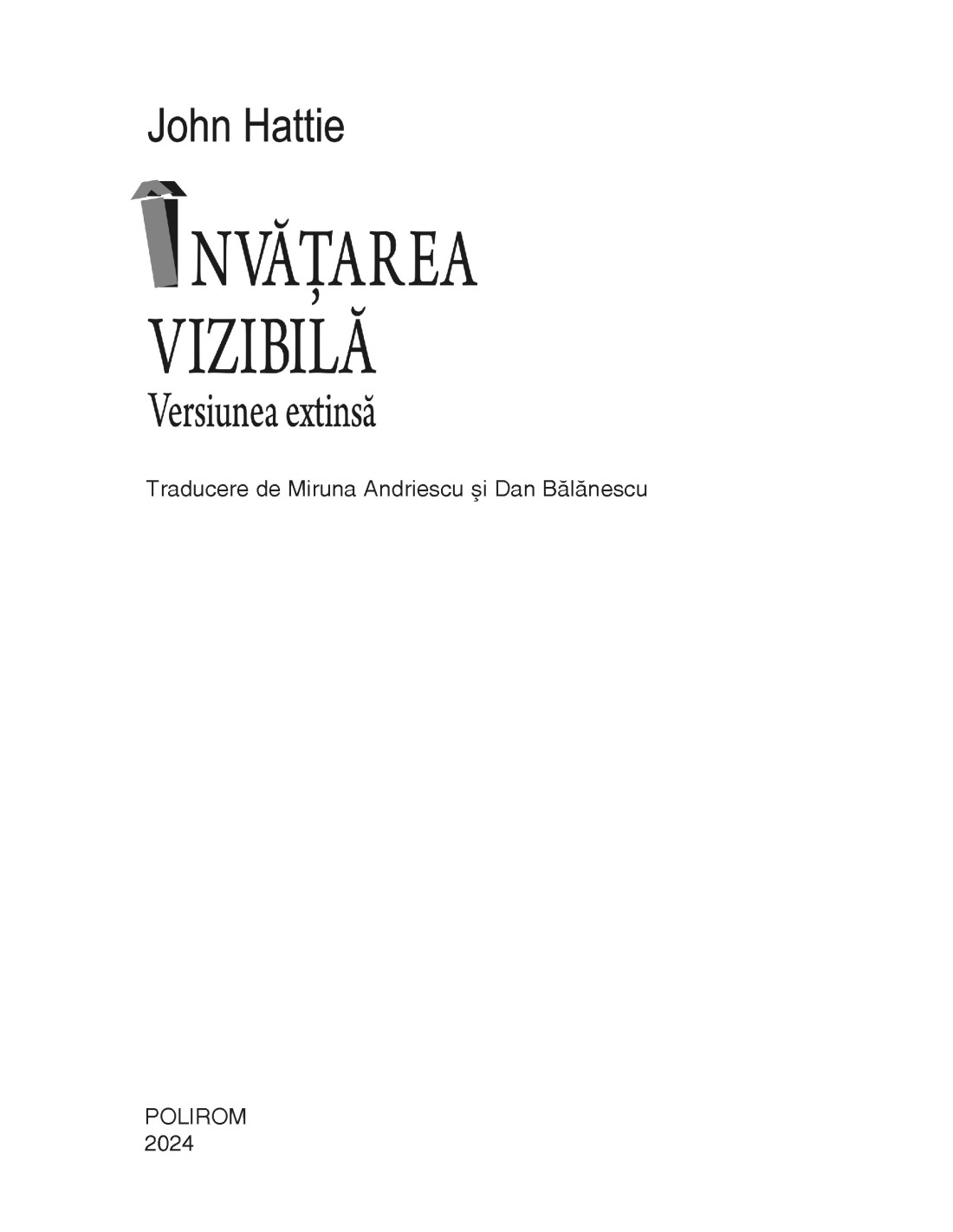 Invatarea vizibila | John Hattie