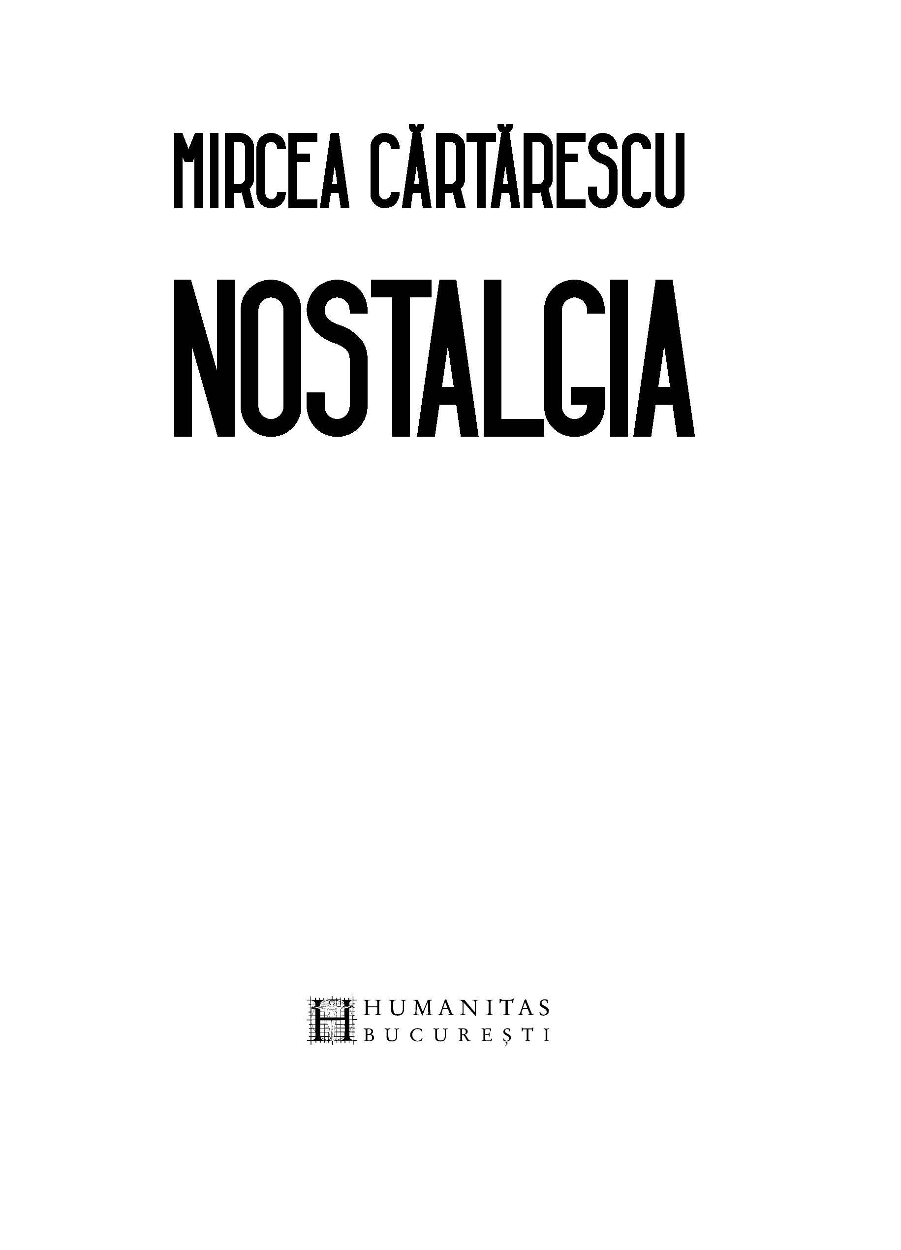 Nostalgia | Mircea Cartarescu - 2 | YEO