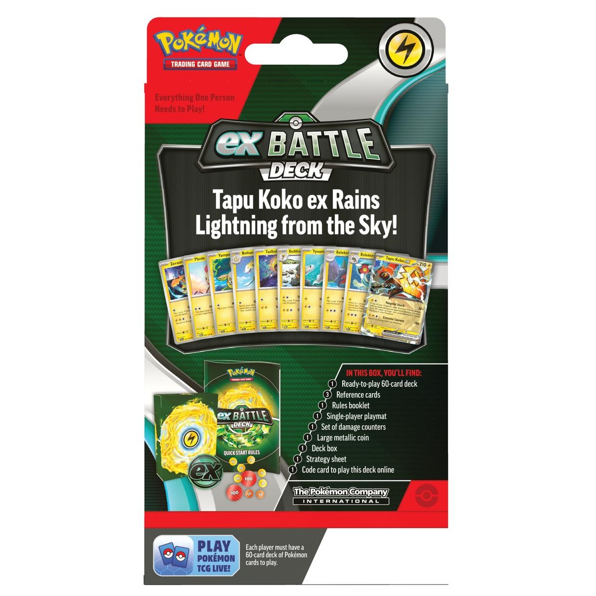 Pokemon TCG - Tapu Koko / Iron Leaves ex Battle Deck - Pret pe bucata | The Pokemon Company - 2 | YEO