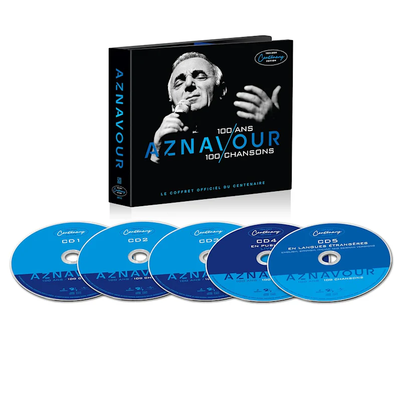 100 ans, 100 chansons (5CDs Box Set) | Charles Aznavour