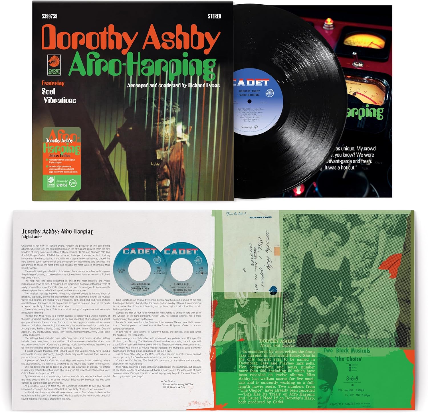 Afro-Harping (Vinyl, Deluxe Edition) | Dorothy Ashby - 1 | YEO