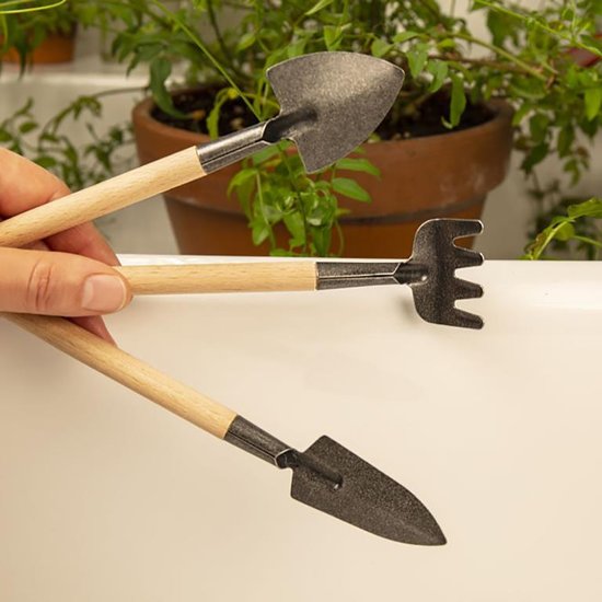 Kit Gradina - Mini Garden Tool Set | Kikkerland - 1 | YEO