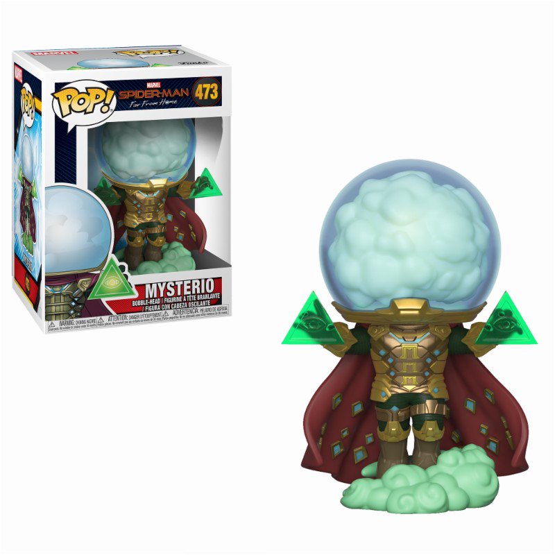 Figurina - Funko Pop! Marvel: Spiderman Far From Home - Mysterio | FunKo