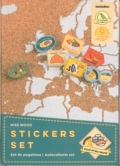 Set stickers - Food of the World | Miss Wood