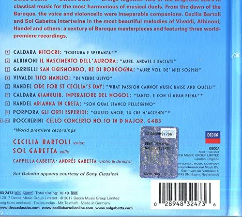 Dolce Duello | Cecilia Bartoli, Sol Gabetta, Cappella Gabetta, Andres Gabetta