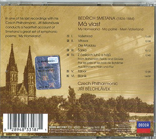 Ma Vlast | Czech Philharmonic , Jiri Belohlavek, Smetana