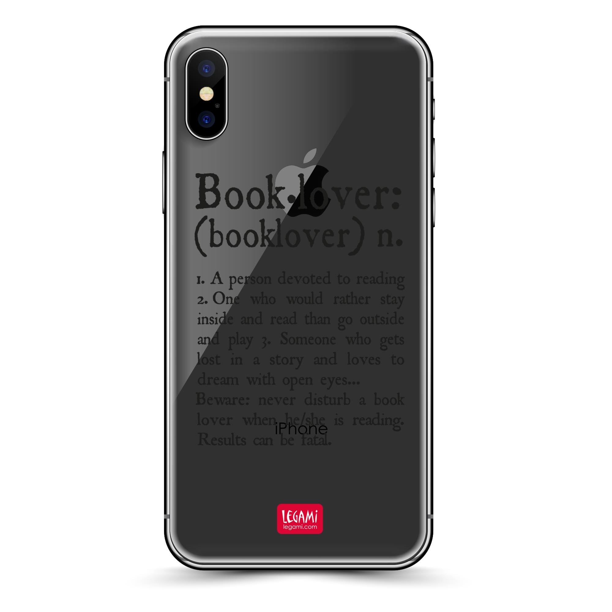 Carcasa Iphone X - Booklover | Legami