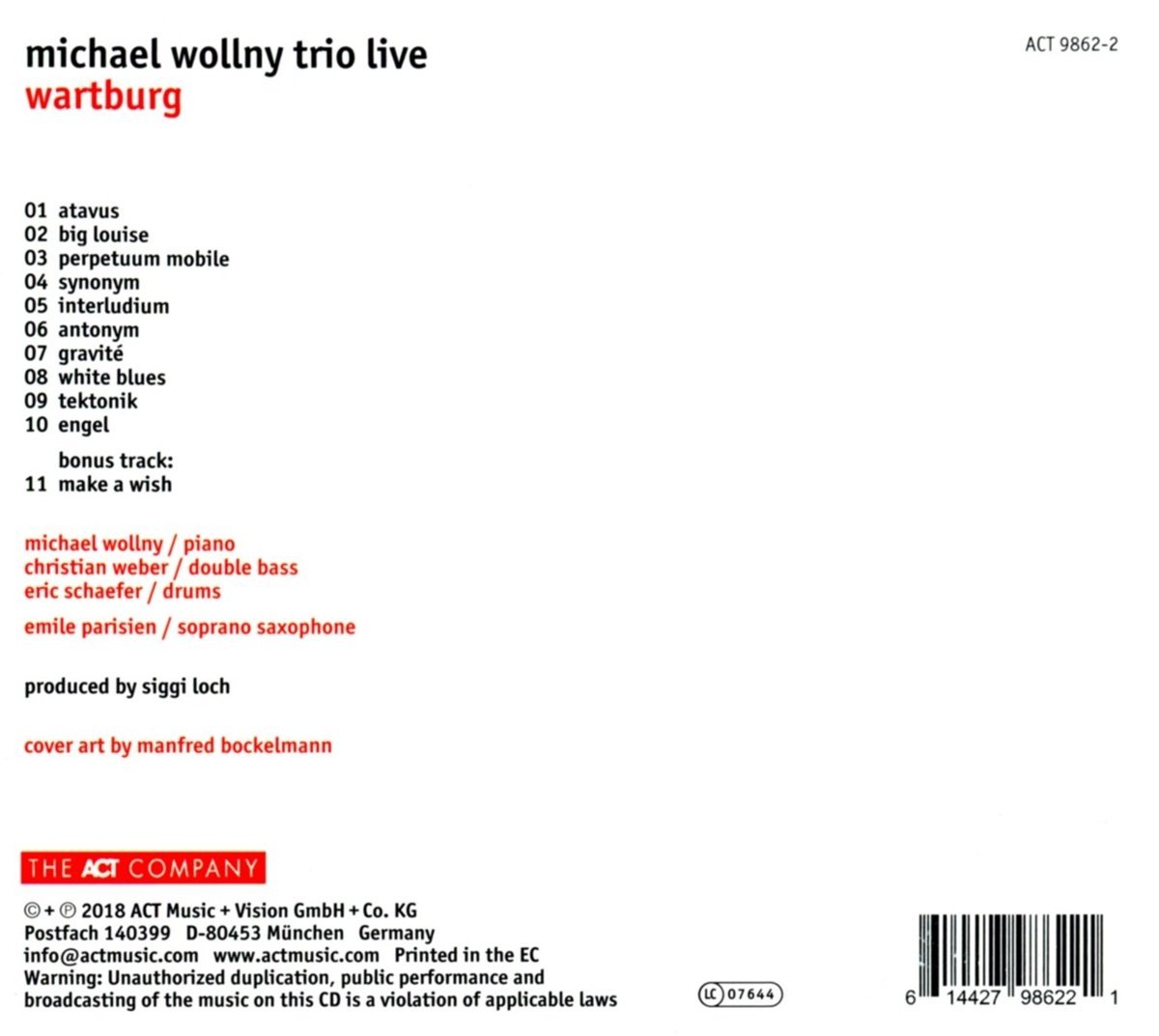 Wartburg | Michael Wollny Trio - 1 | YEO