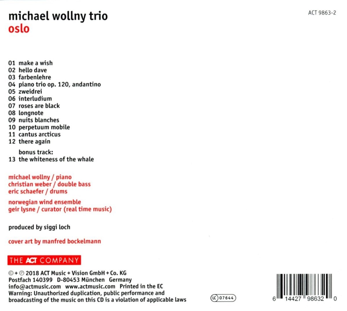 Oslo | Michael Wollny Trio - 1 | YEO