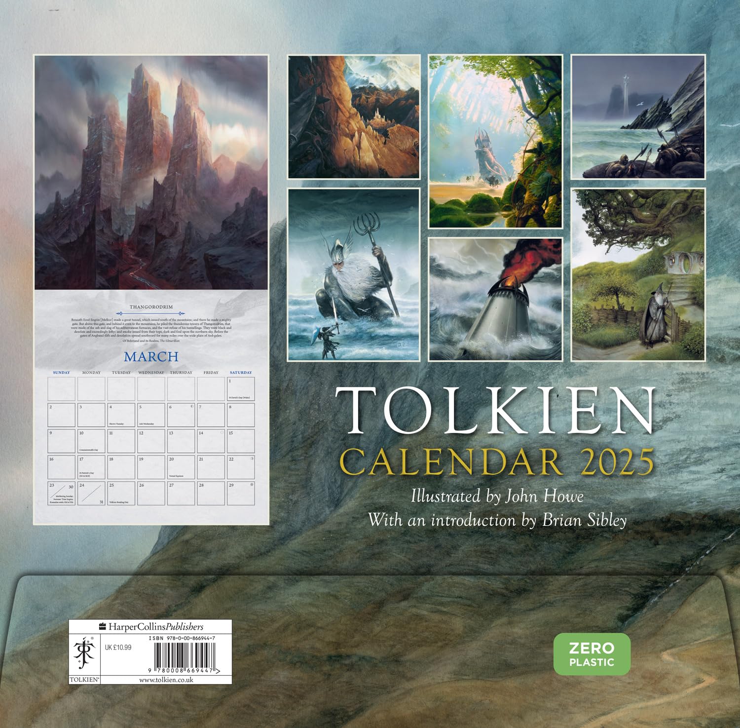 Calendar 2025 - Lord of the Rings - The History of Middle-Earth | HarperCollins - 3 | YEO