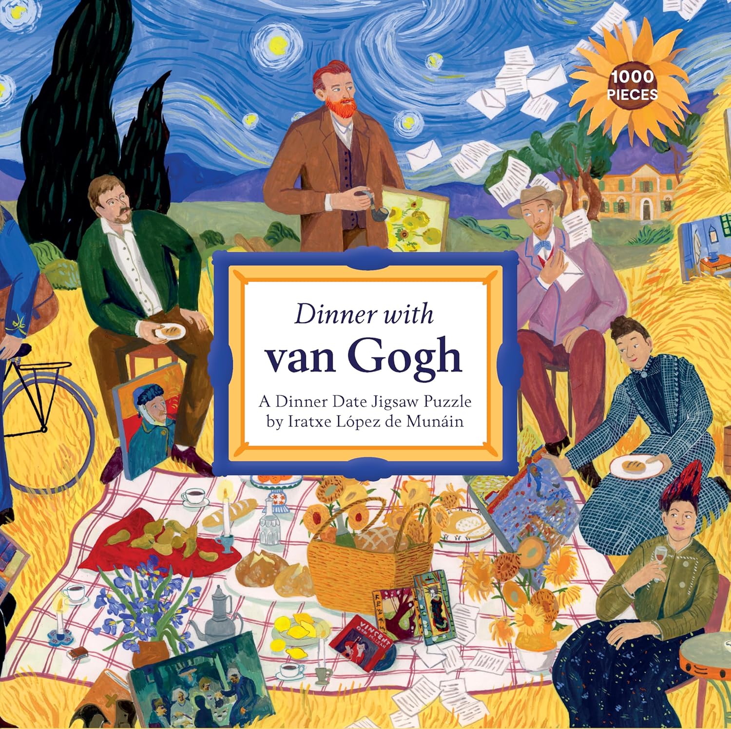 Puzzle 1000 de piese - Dinner With Van Gogh | Thames & Hudson - 2 | YEO