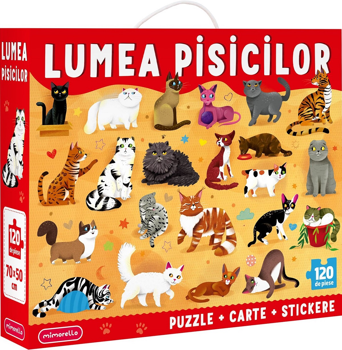 Puzzle 120 piese - Lumea pisicilor | Mimorello - 8