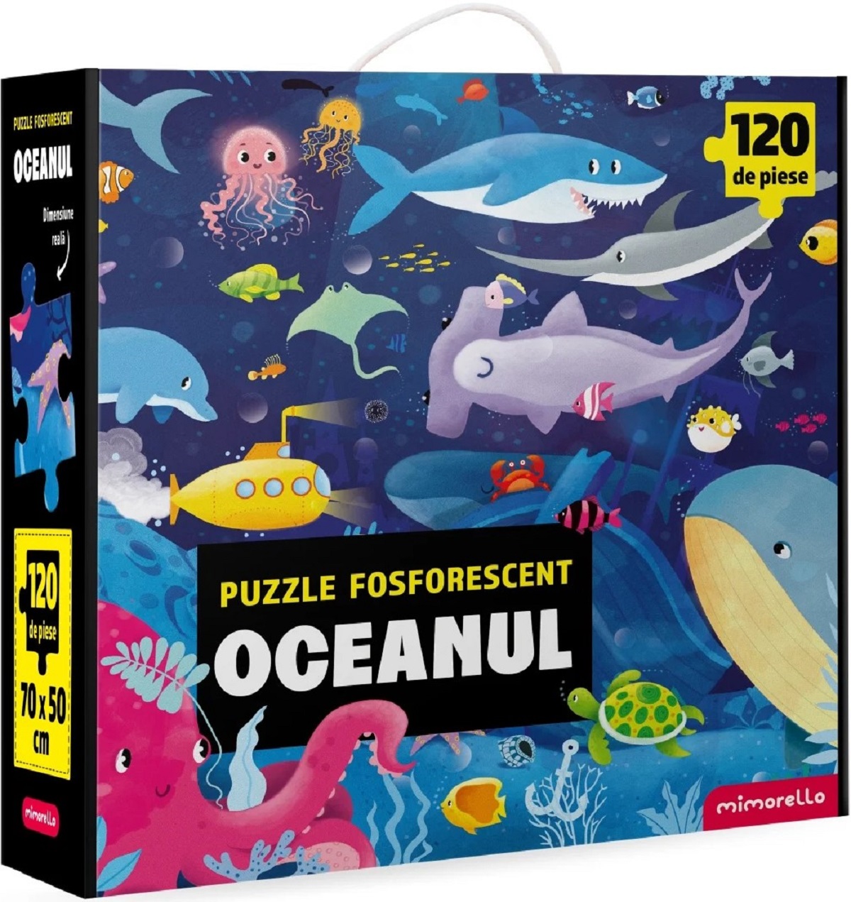 Puzzle fosforescent 120 piese - Oceanul | Mimorello - 5 | YEO