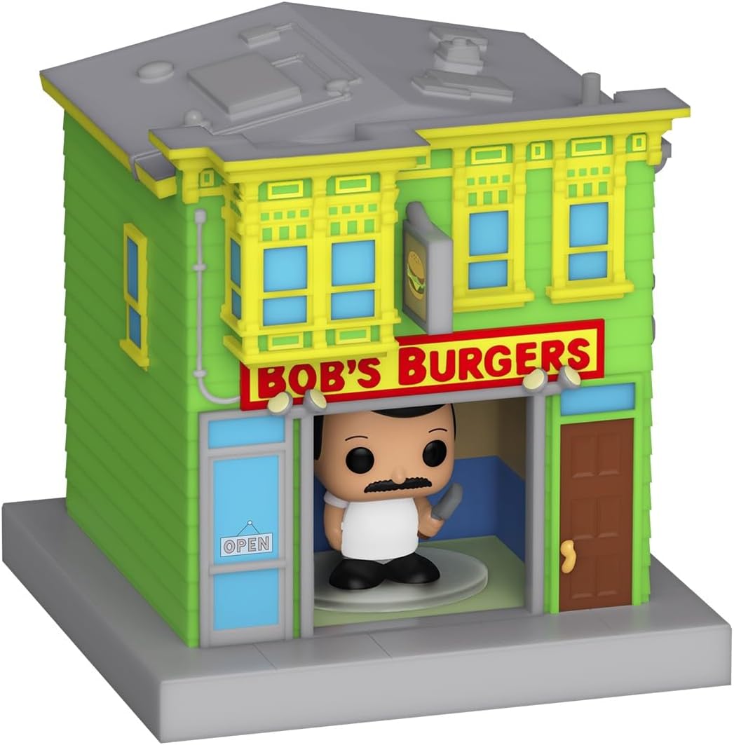 Figurina - Bitty Pop! Bob\'s Burgers: Bob Belcher and Bob\'s Burgers | Funko