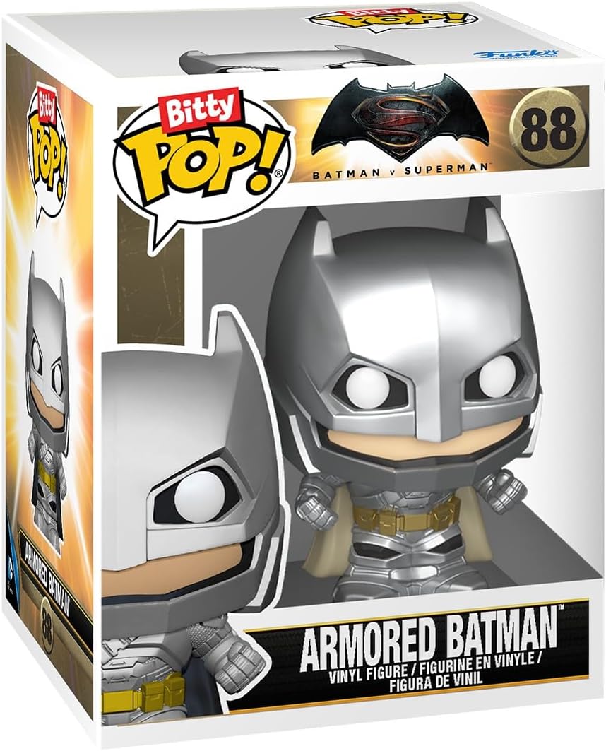 Figurina - Bitty Pop! Batman v Superman: Armored Batman with Batmobile | Funko - 2 | YEO