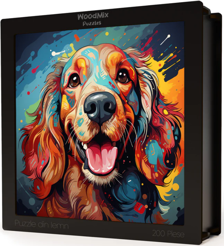 Puzzle din lemn - English Cocker Spaniel 2 | Woodmix Puzzles - 1 | YEO