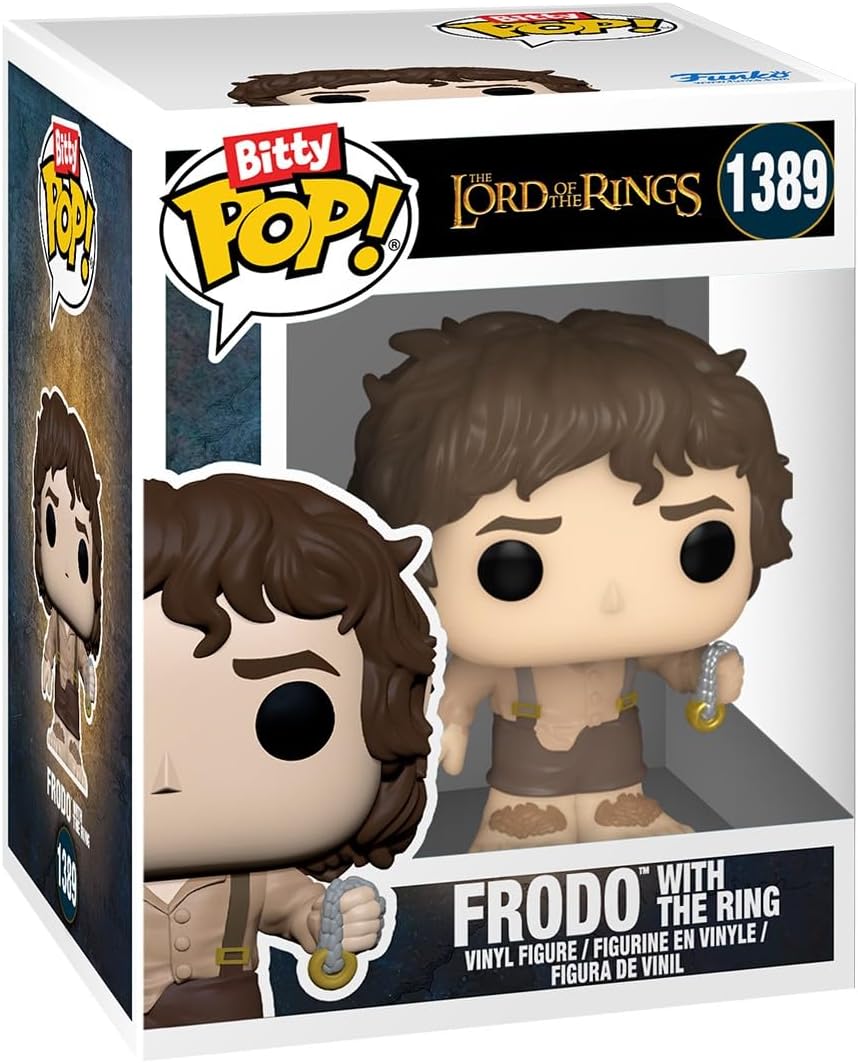 Figurina - Bitty Pop! The Lord of the Rings: Frodo (with The Ring) and The Shire | Funko - 2 | YEO