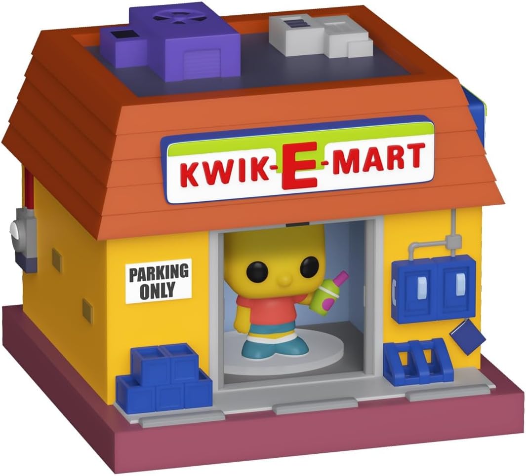 Figurina - Bitty Pop! The Simpsons: Bart Simpsons and Kwik-E-Mart | Funko