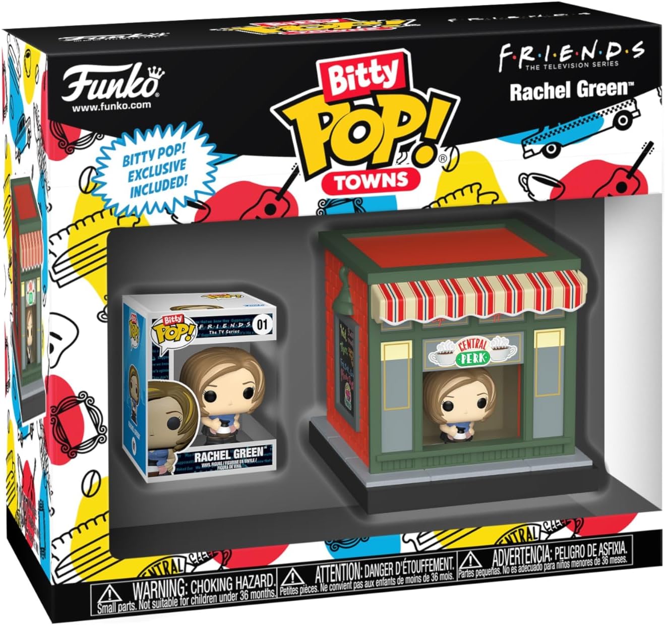 Figurina - Bitty Pop! Friends: Rachel Green (at Central Perks) | Funko - 3 | YEO