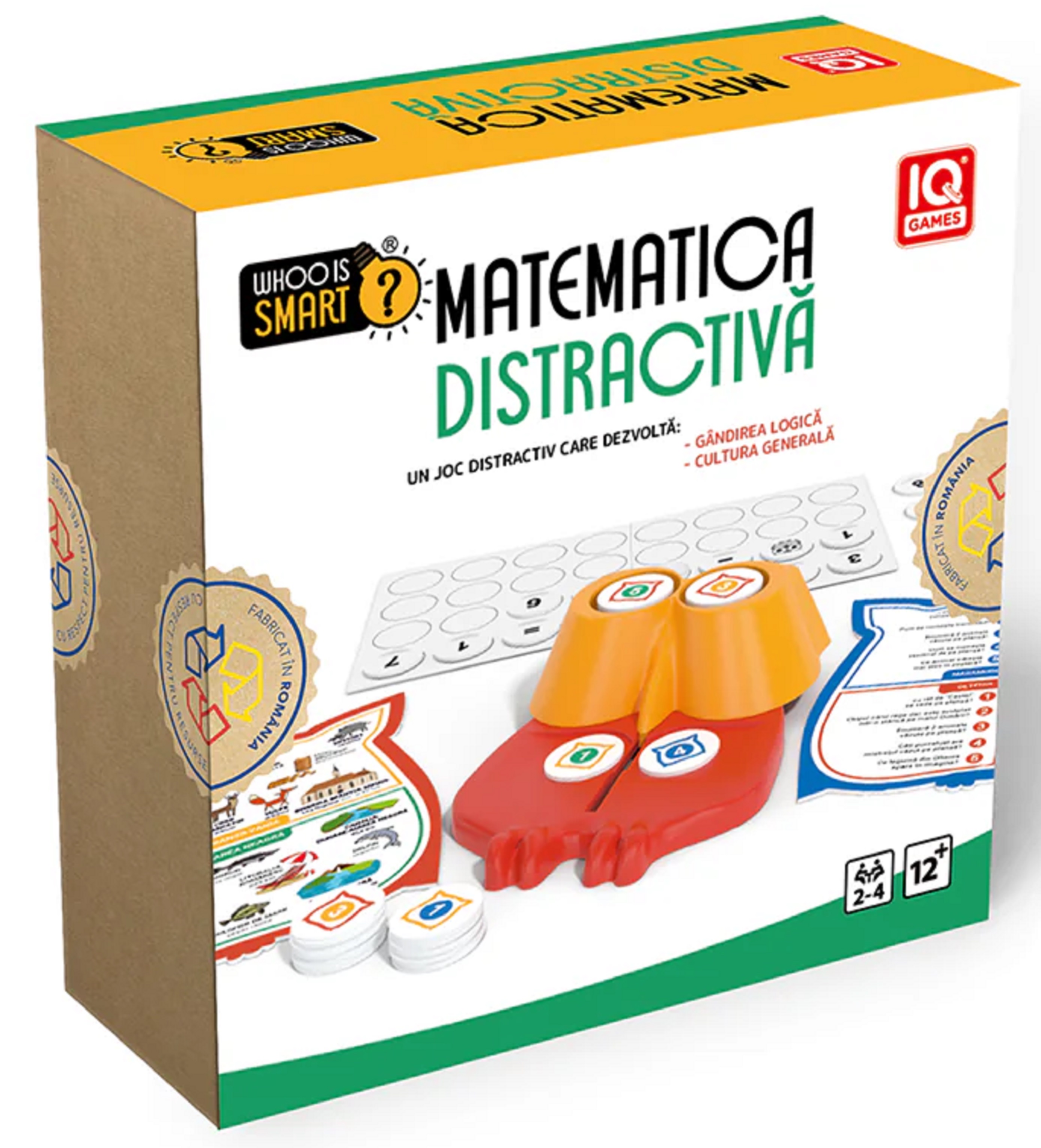 Joc educativ - Matematica distractiva - Whoo is smart? | Djeco