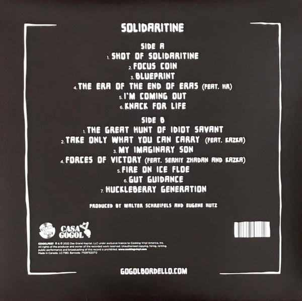 Solidaritine | Gogol Bordello