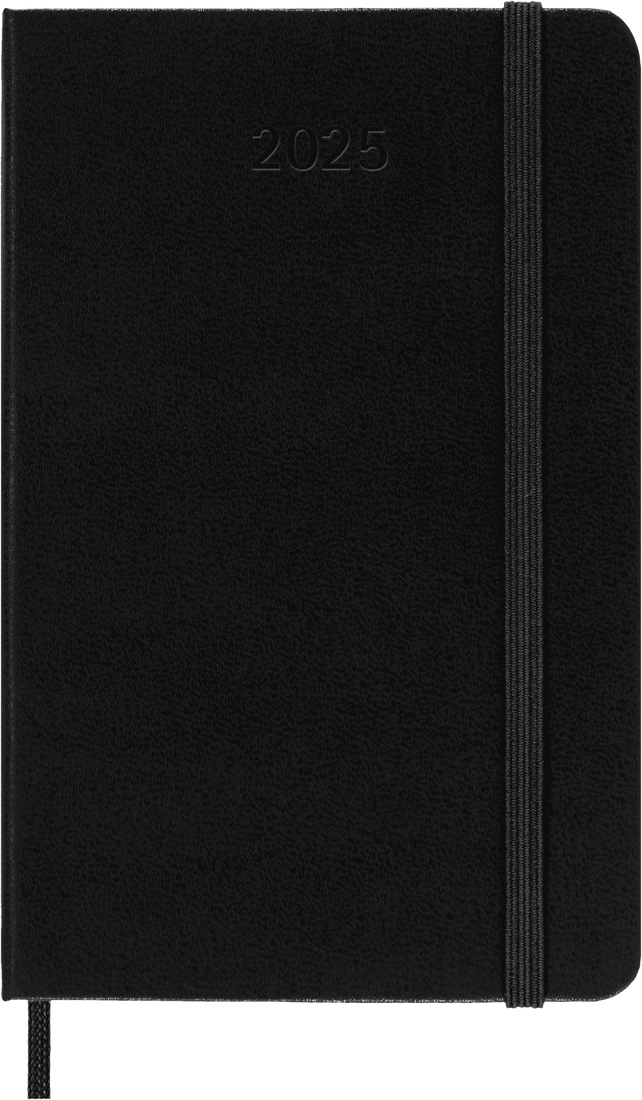 Agenda 2025 - Classic Planner - Weekly, Vertical, Pocket, Hard Cover, 12 months, Black | Moleskine - 5 | YEO