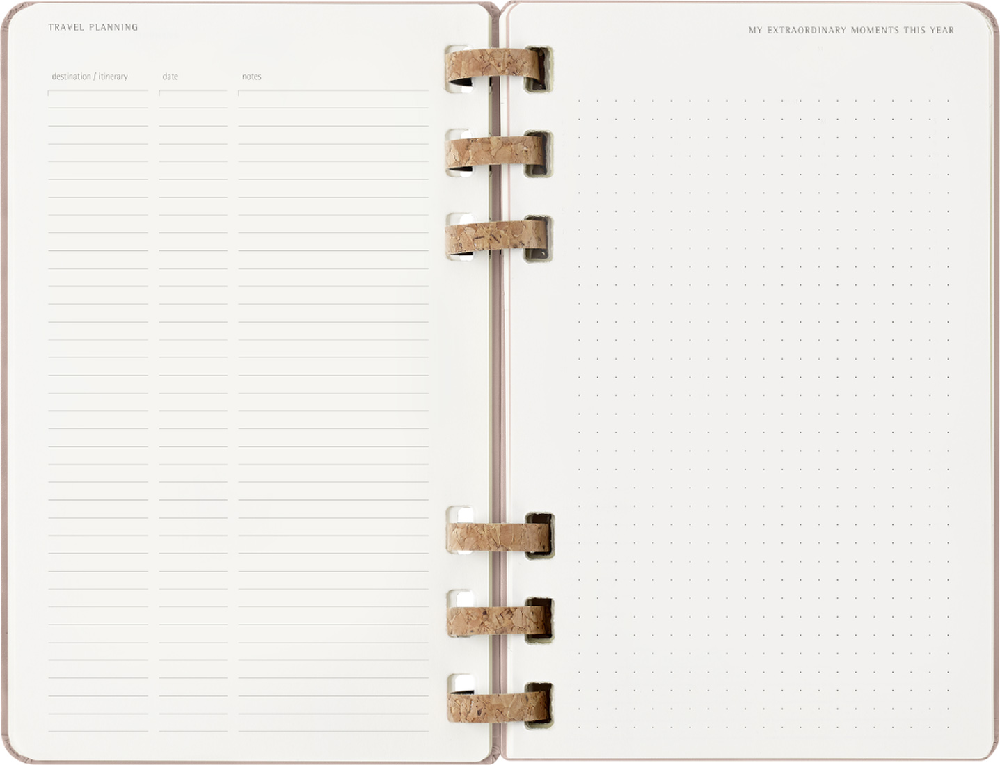 Agenda 2025 - Life Planner - 12-Month, Large, Spiral, Pink | Moleskine - 4 | YEO