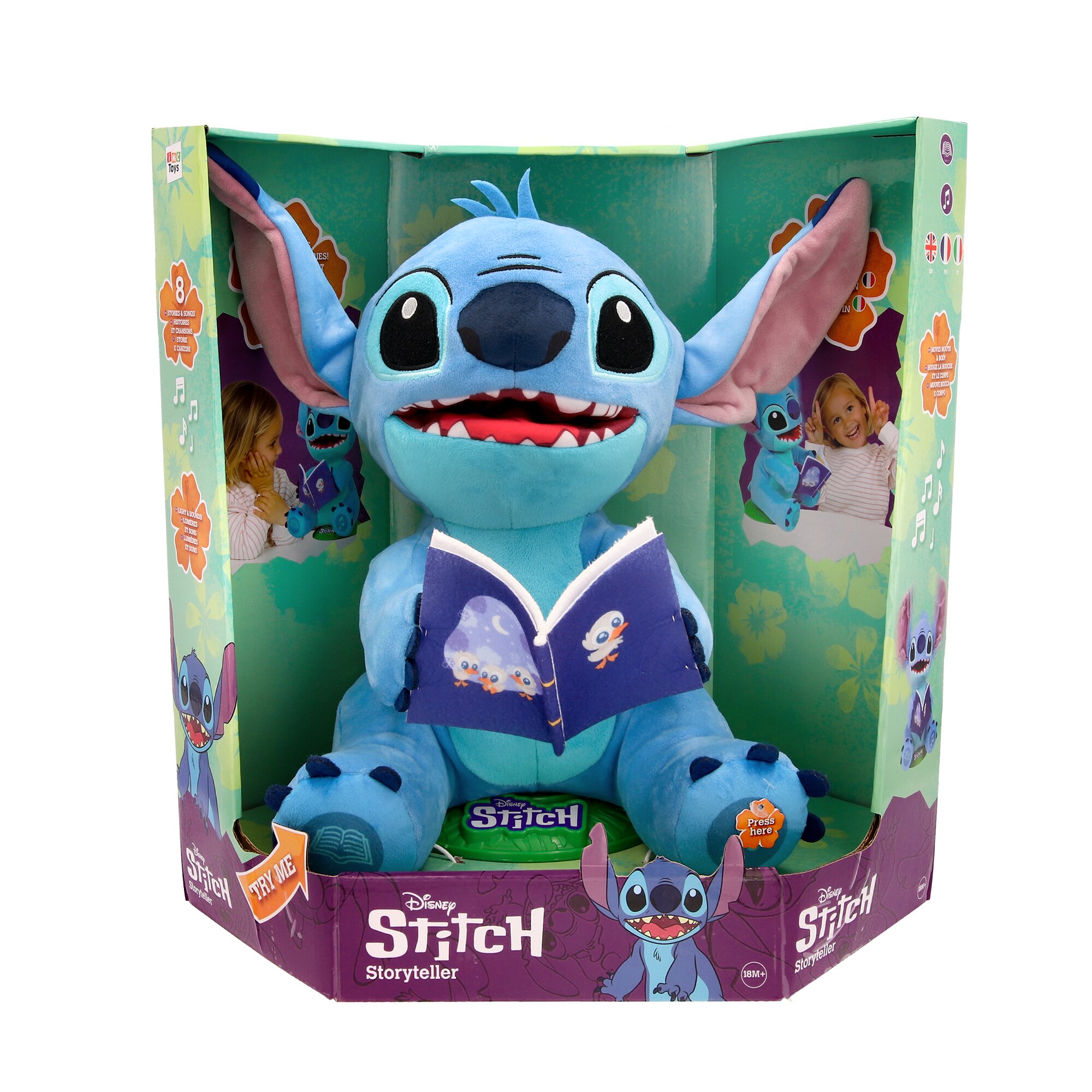 Jucarie de plus - Stitch povestitorul | IMC Toys - 1 | YEO