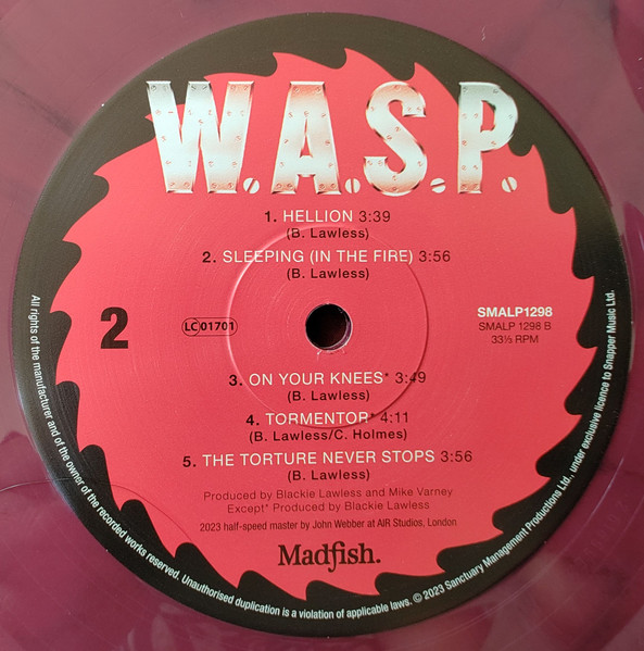 W.A.S.P. - Red Vinyl | W.A.S.P. - 4 | YEO