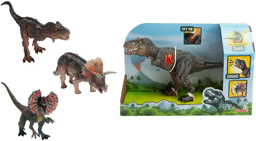 Jucarie interactiva - Dinozaur cu sunete - mai multe modele | Simba - imagine 2