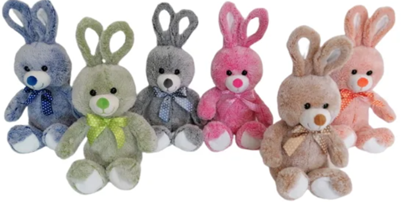 Jucarie de plus Bunny, mai multe modele, 36cm | Nicotoy