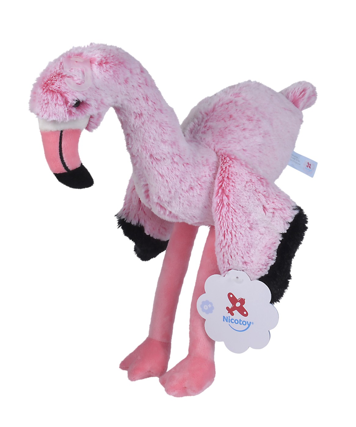 Jucarie de plus - Flamingo, 21cm | Nicotoy - 2 | YEO