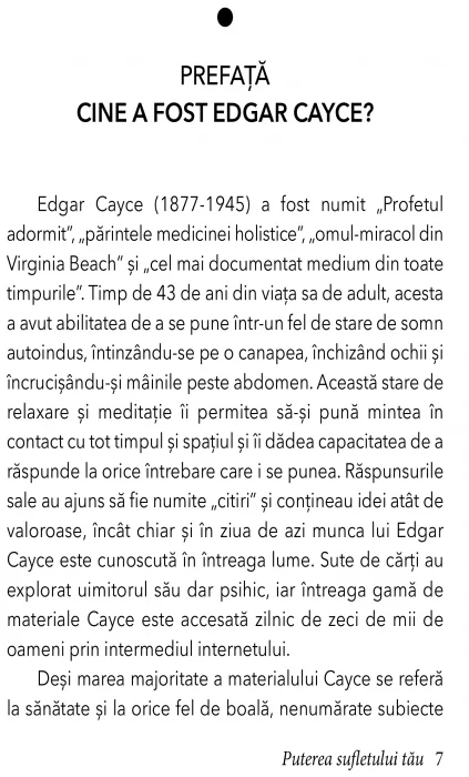 Puterea sufletului tau | Edgar Cayce - 1 | YEO