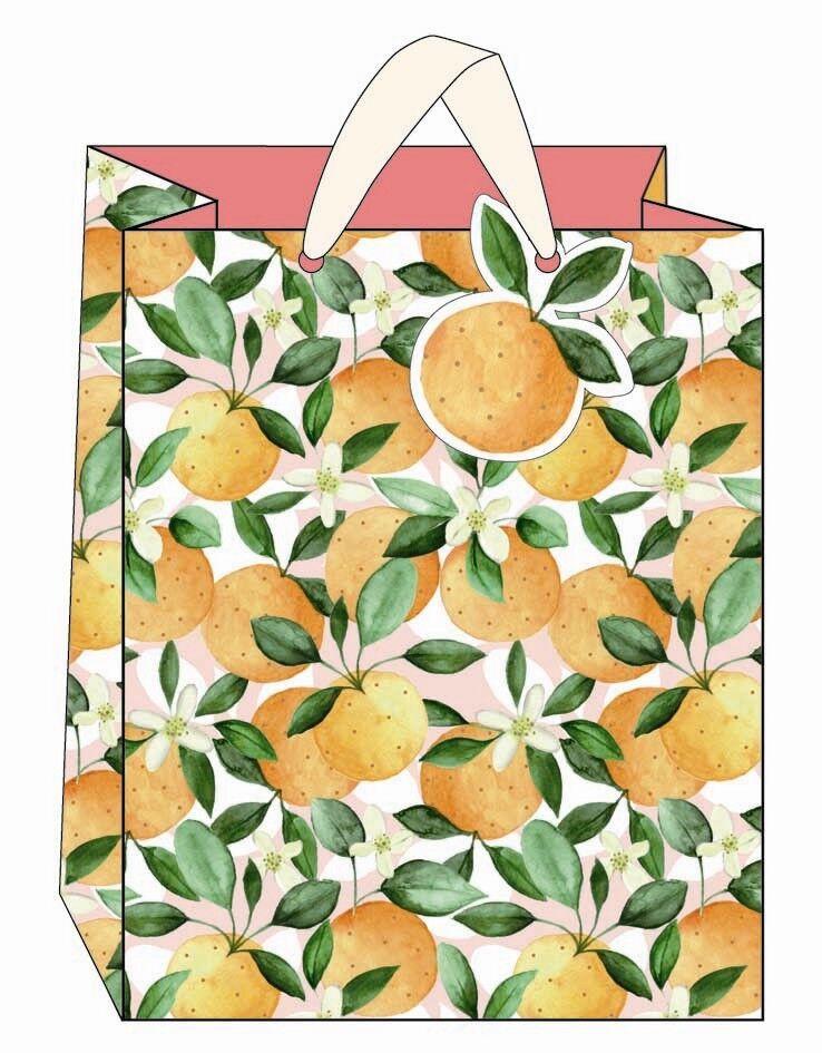 Punga de cadou mare - Oranges | The Art File