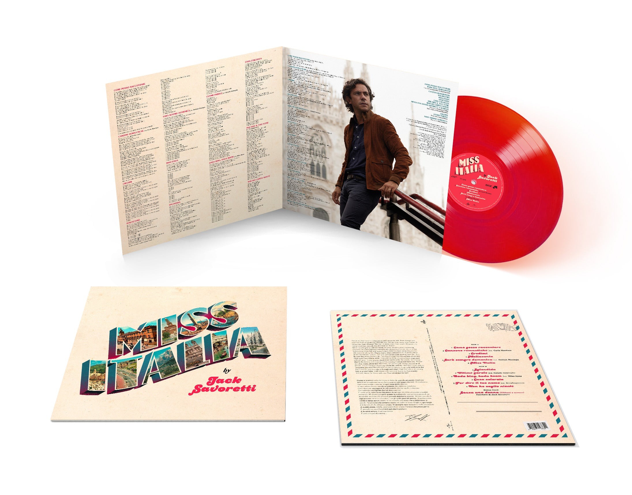 Miss Italia - Red Vinyl | Jack Savoretti