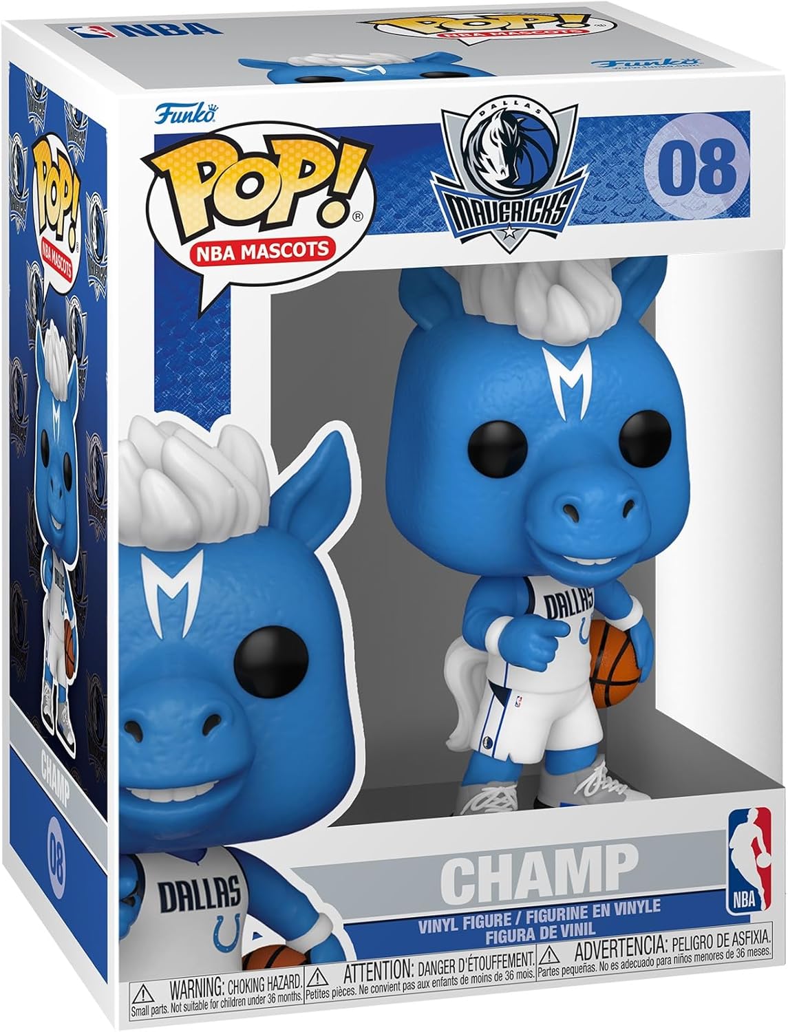 Figurina - Pop! NBA Mascots - Dallas Mavericks: Champ | Funko - 1 | YEO