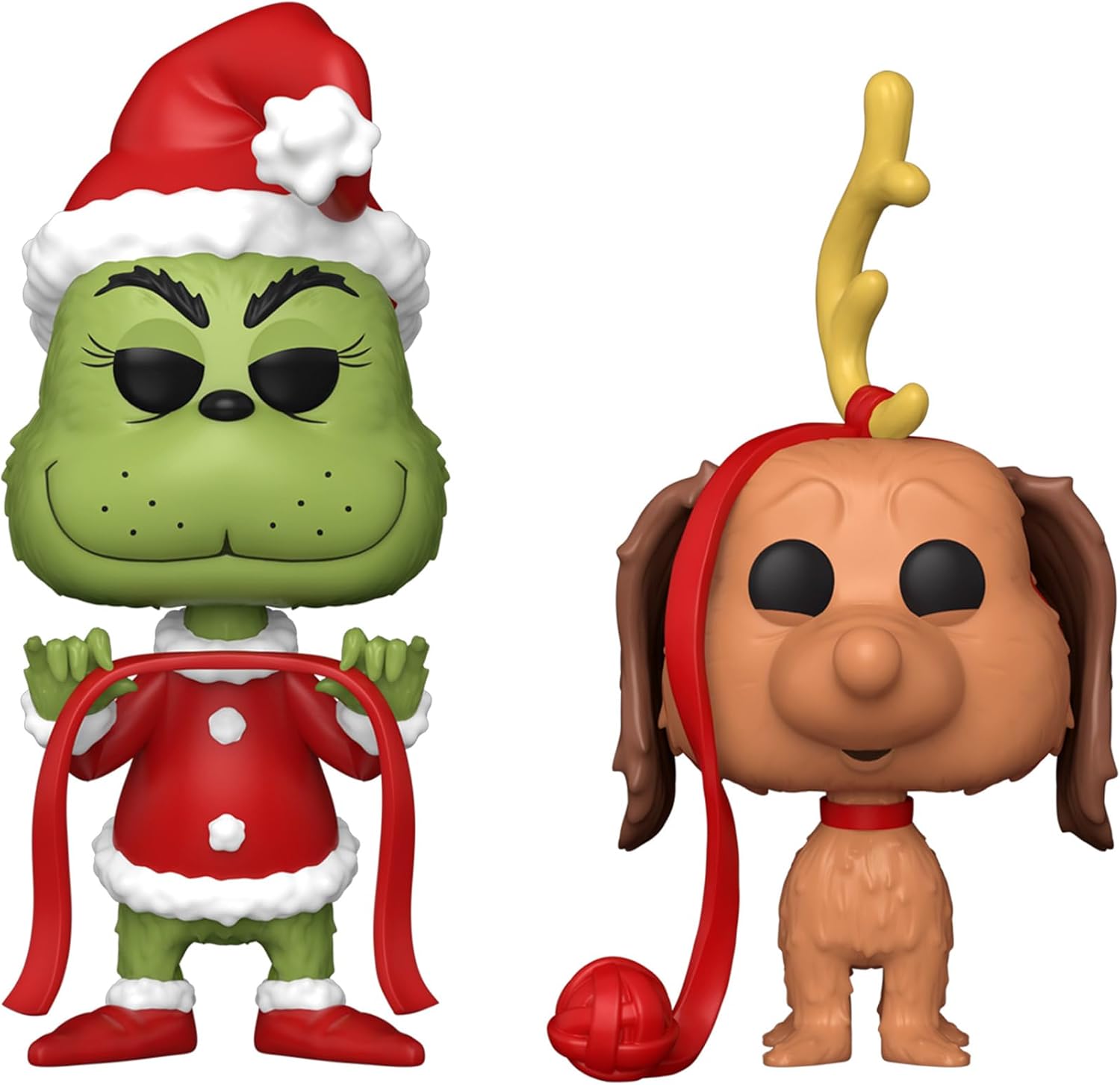 Set 2 figurine - Pop! How the Grinch Stole Christmas: Grinch & Max | Funko