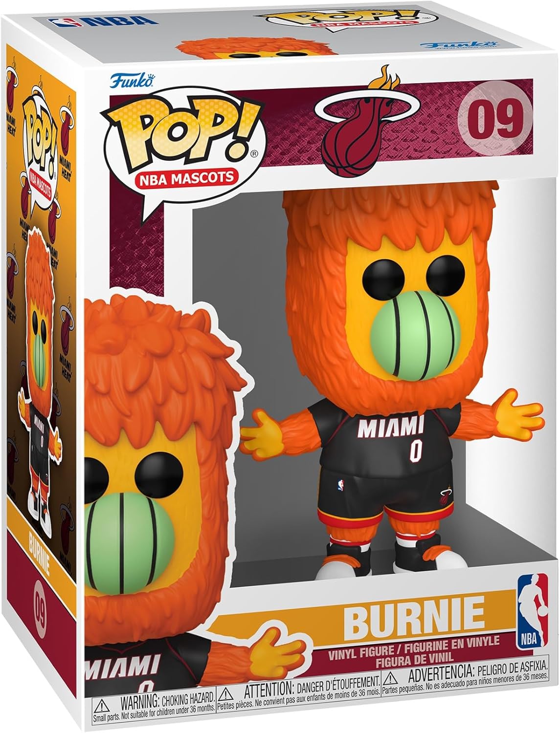 Figurina - Pop! NBA Mascots - Miami Heat: Burnie | Funko - 1 | YEO