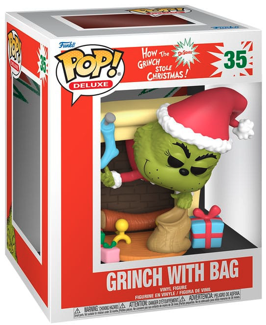 Figurina - Pop! Deluxe How the Grinch Stole Christmas: Grinch with Bag | Funko - 1 | YEO