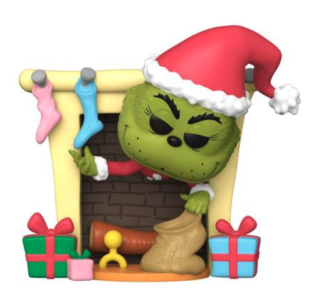 Figurina - Pop! Deluxe How the Grinch Stole Christmas: Grinch with Bag | Funko