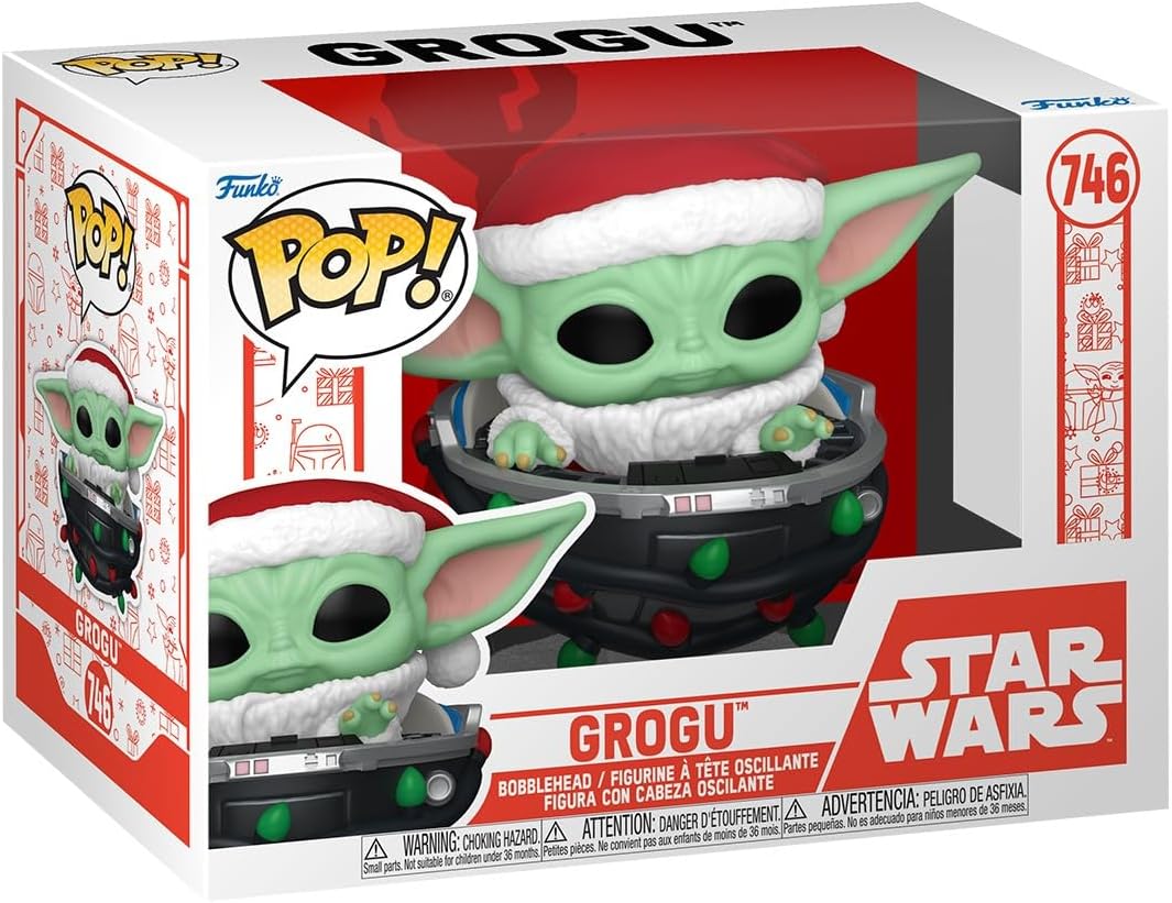 Figurina - Pop! Star Wars: The Mandalorian Holiday: Grogu | Funko - 1 | YEO